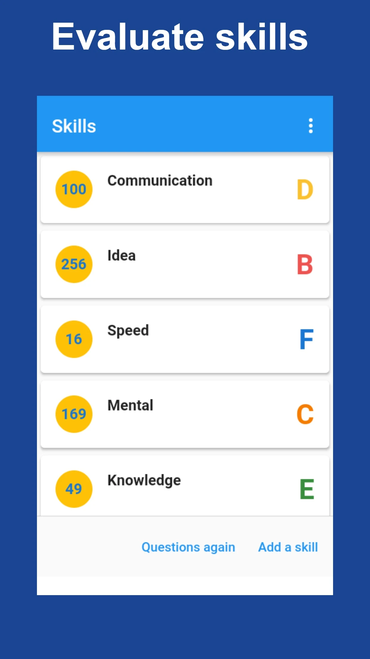 Self Analysis Game screenshot